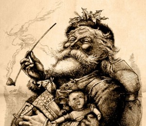 Santa with Pipe